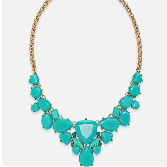 KATE SPADE Vintage GOLD Plate *COLOR POP* Bib Necklace